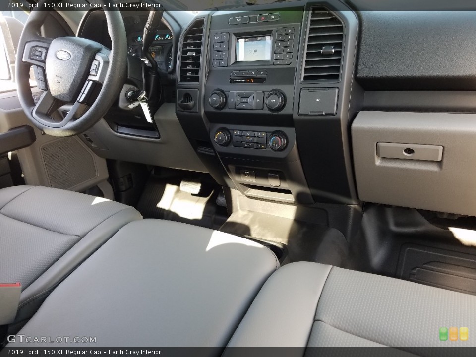 Earth Gray Interior Dashboard for the 2019 Ford F150 XL Regular Cab #131407647