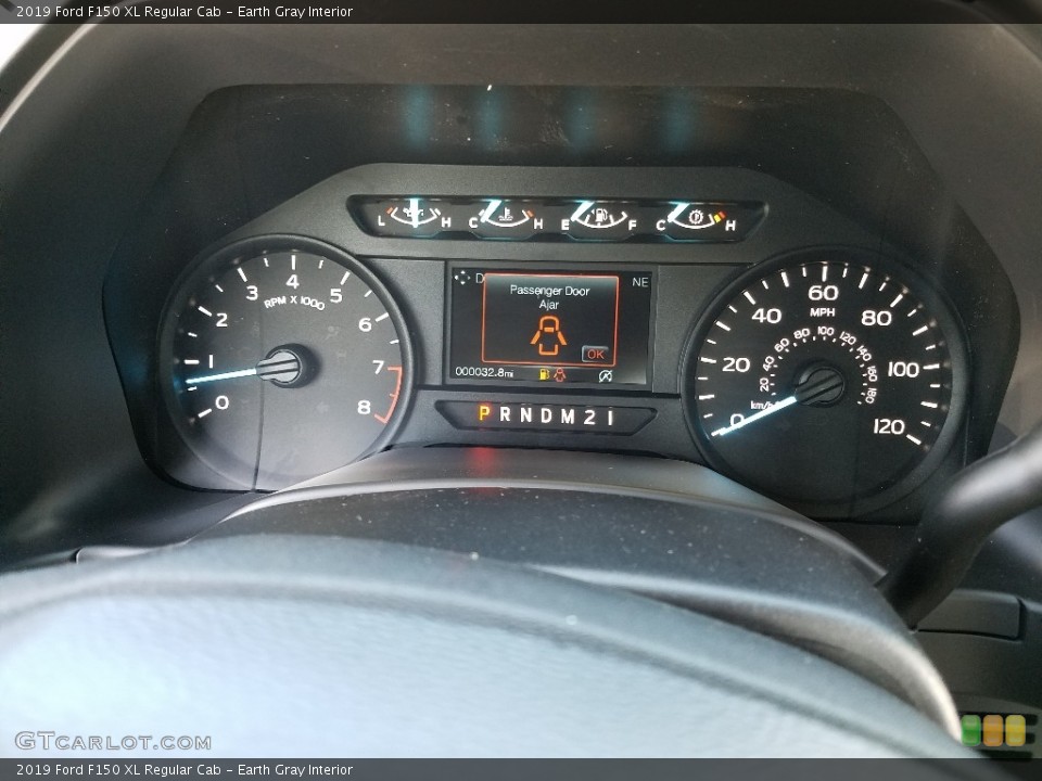 Earth Gray Interior Gauges for the 2019 Ford F150 XL Regular Cab #131407665