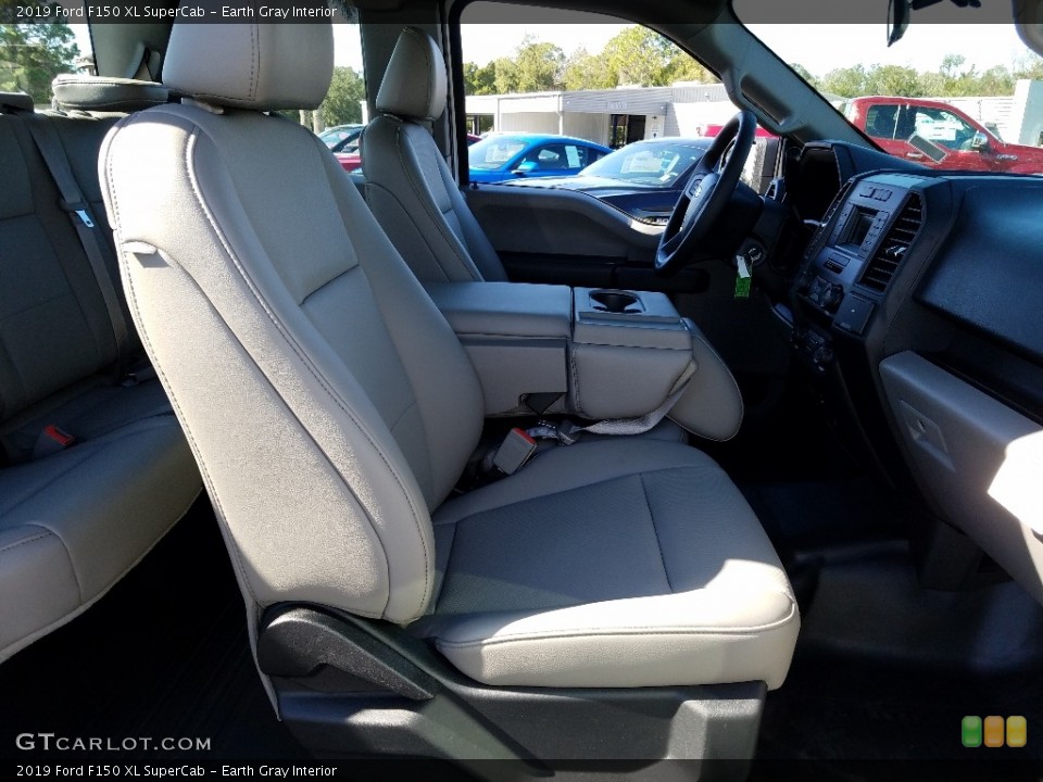 Earth Gray Interior Front Seat for the 2019 Ford F150 XL SuperCab #131409027