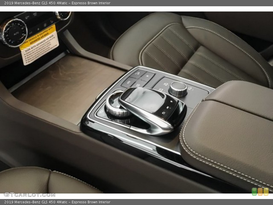 Espresso Brown Interior Controls for the 2019 Mercedes-Benz GLS 450 4Matic #131413107
