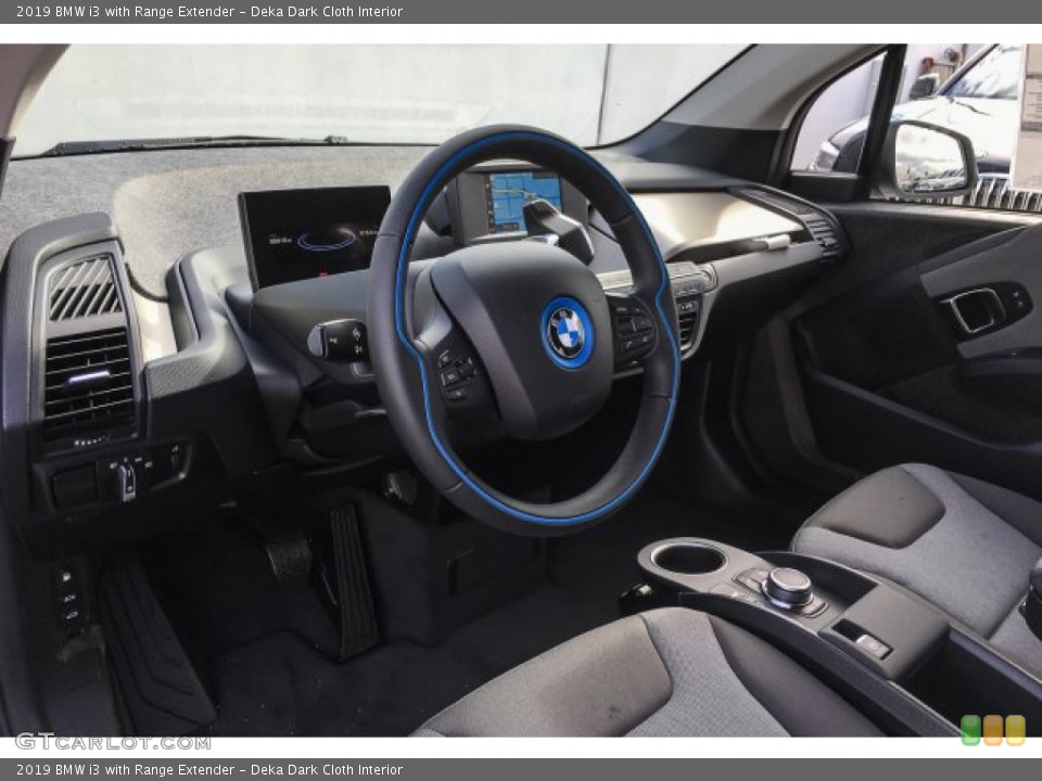 Deka Dark Cloth Interior Front Seat for the 2019 BMW i3 with Range Extender #131416044