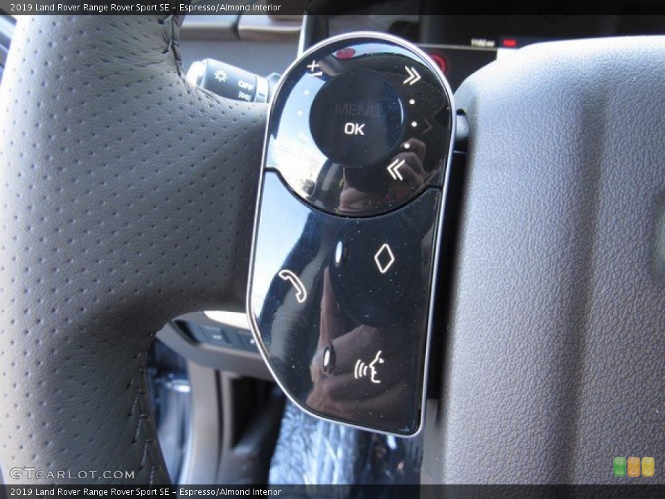 Espresso/Almond Interior Steering Wheel for the 2019 Land Rover Range Rover Sport SE #131420843