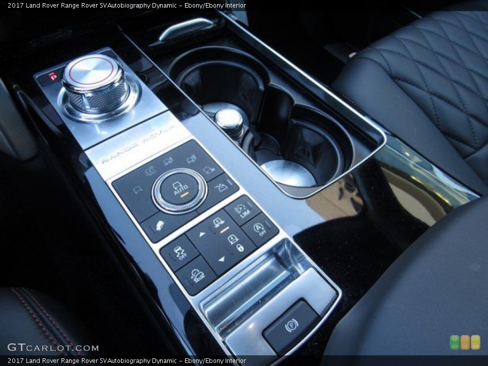Ebony/Ebony Interior Controls for the 2017 Land Rover Range Rover SVAutobiography Dynamic #131421317