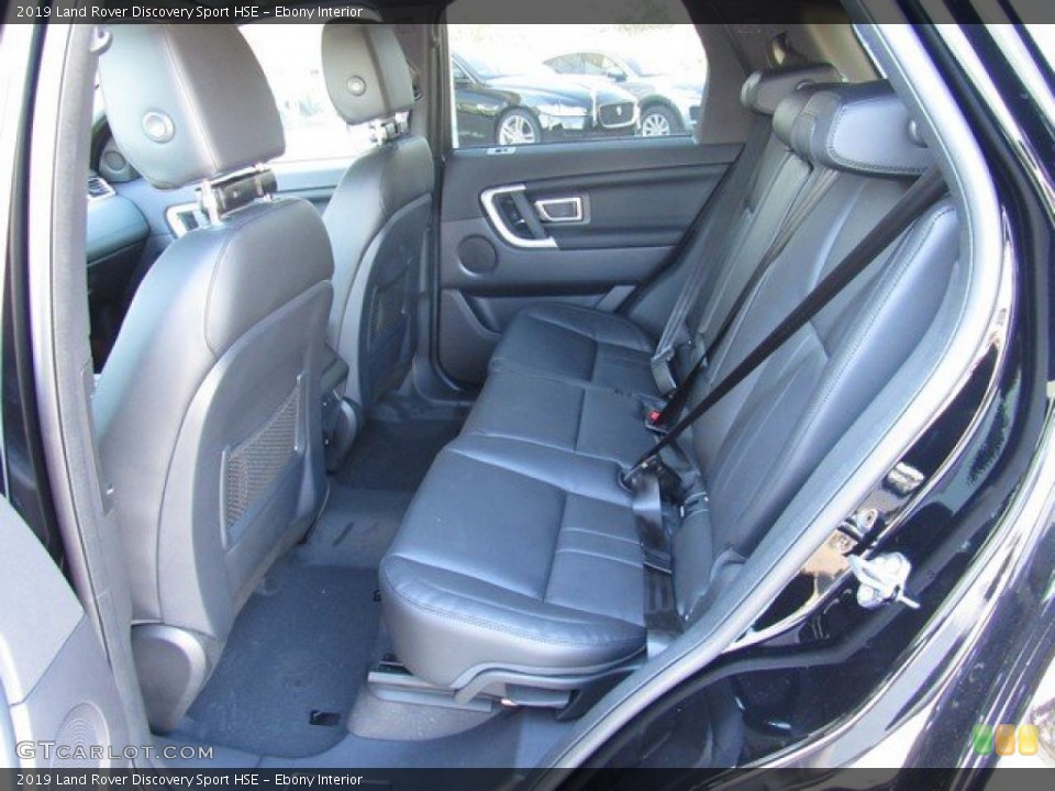 Ebony Interior Rear Seat for the 2019 Land Rover Discovery Sport HSE #131421527