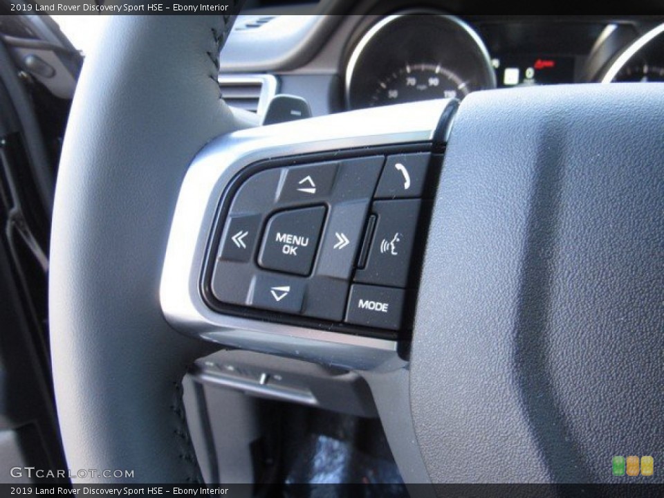 Ebony Interior Steering Wheel for the 2019 Land Rover Discovery Sport HSE #131421692