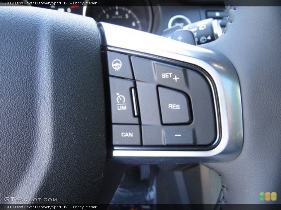 Ebony Interior Steering Wheel for the 2019 Land Rover Discovery Sport HSE #131421698