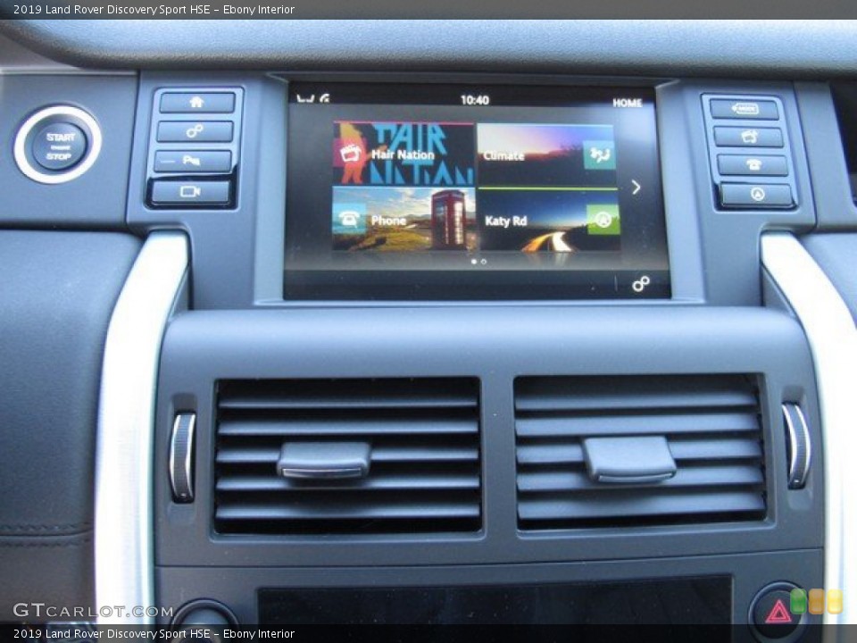 Ebony Interior Controls for the 2019 Land Rover Discovery Sport HSE #131421713