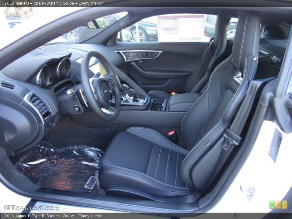 Ebony Interior Front Seat for the 2019 Jaguar F-Type R-Dynamic Coupe #131421794