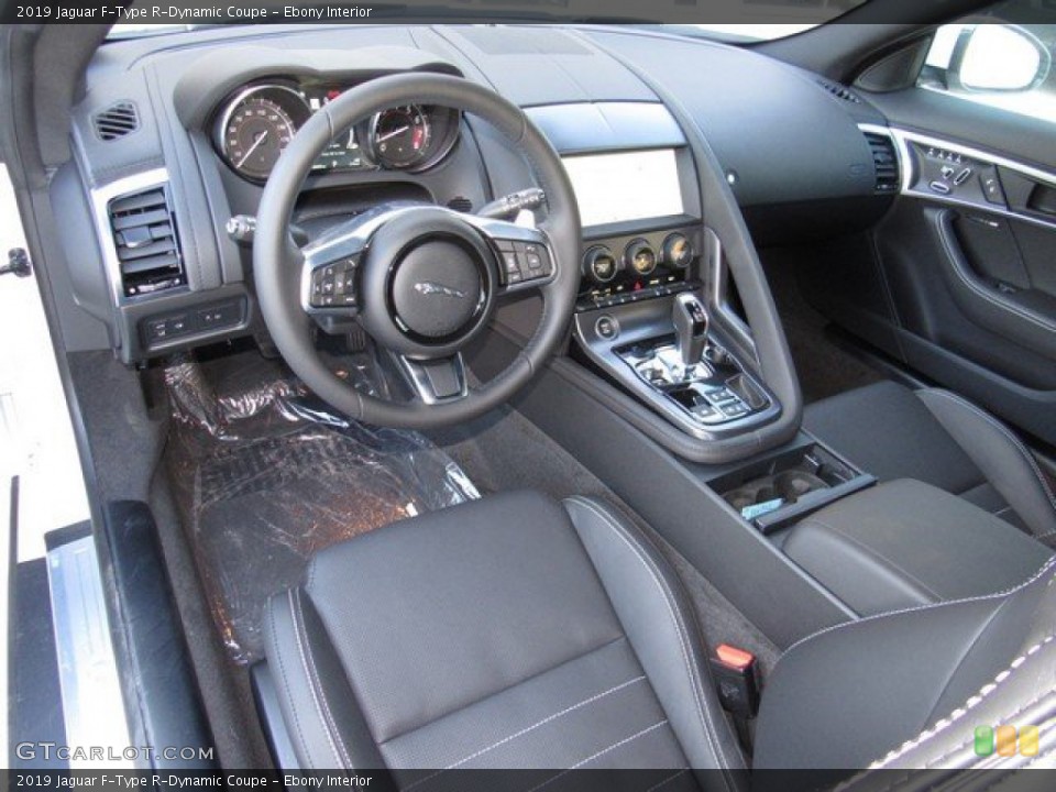 Ebony Interior Photo for the 2019 Jaguar F-Type R-Dynamic Coupe #131421803