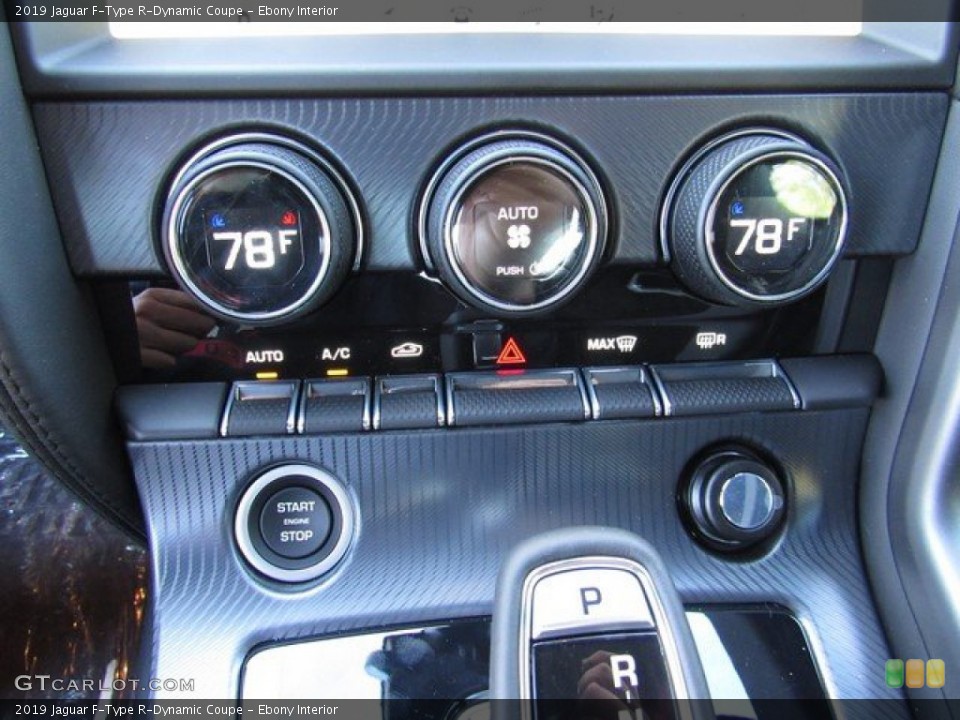 Ebony Interior Controls for the 2019 Jaguar F-Type R-Dynamic Coupe #131422133