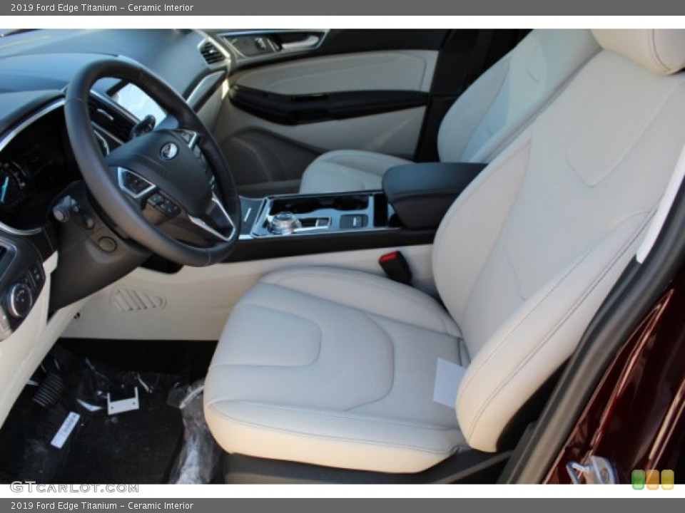 Ceramic Interior Front Seat for the 2019 Ford Edge Titanium #131424727