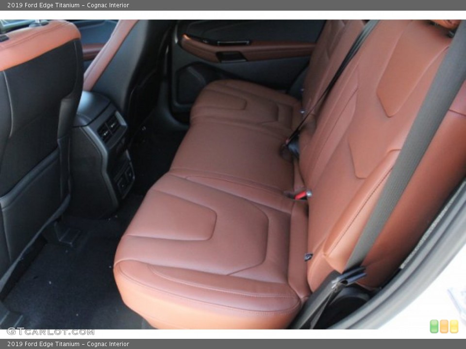 Cognac Interior Rear Seat for the 2019 Ford Edge Titanium #131427025