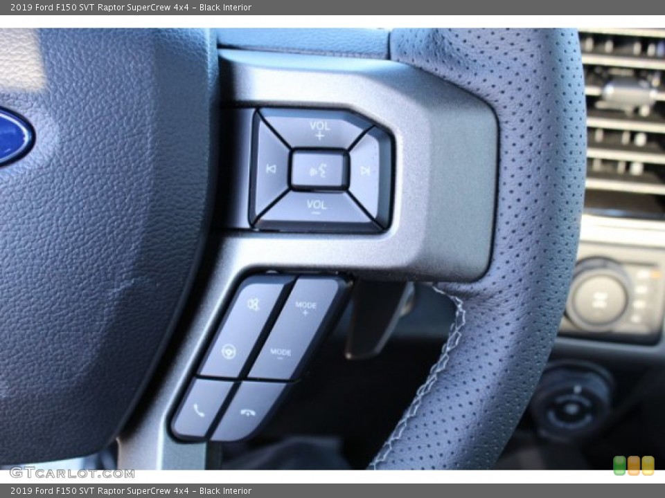 Black Interior Steering Wheel for the 2019 Ford F150 SVT Raptor SuperCrew 4x4 #131430634