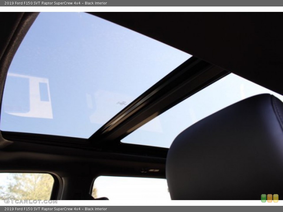 Black Interior Sunroof for the 2019 Ford F150 SVT Raptor SuperCrew 4x4 #131430640