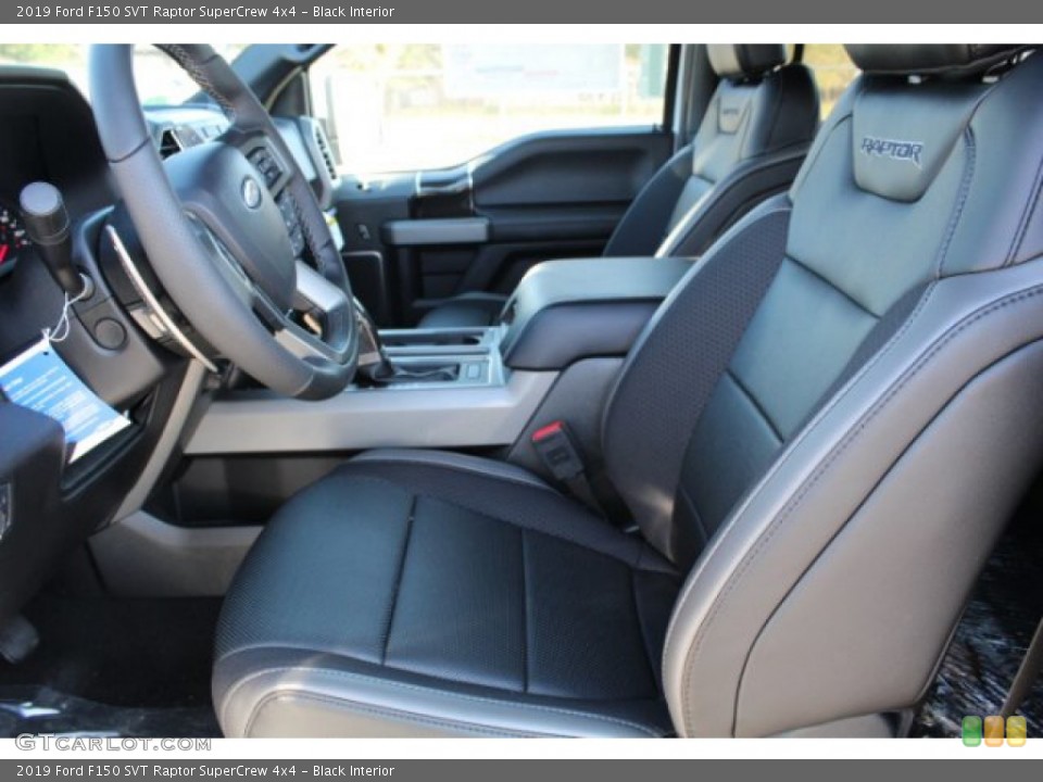 Black Interior Front Seat for the 2019 Ford F150 SVT Raptor SuperCrew 4x4 #131431339