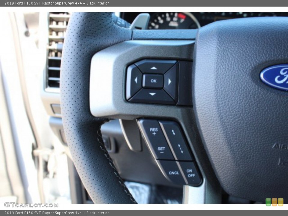 Black Interior Steering Wheel for the 2019 Ford F150 SVT Raptor SuperCrew 4x4 #131431483