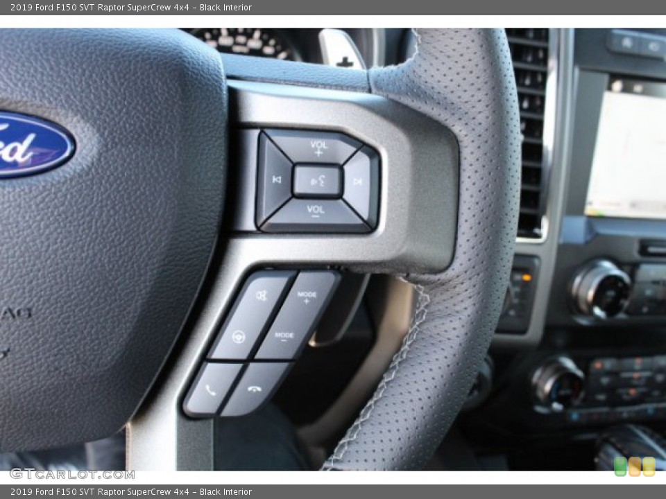 Black Interior Steering Wheel for the 2019 Ford F150 SVT Raptor SuperCrew 4x4 #131431498