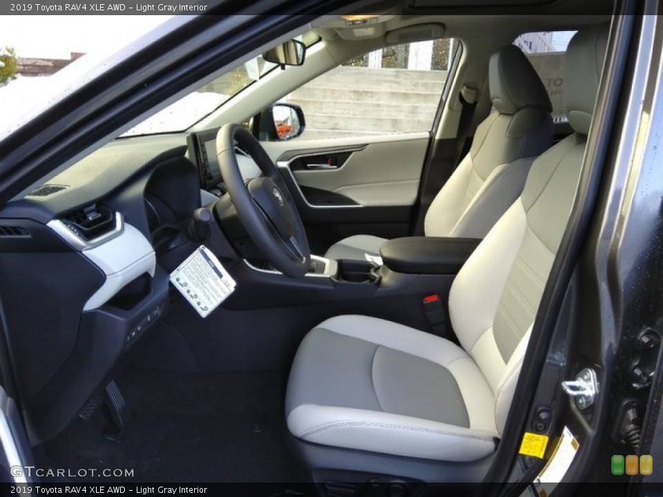 Light Gray Interior Front Seat for the 2019 Toyota RAV4 XLE AWD #131433133