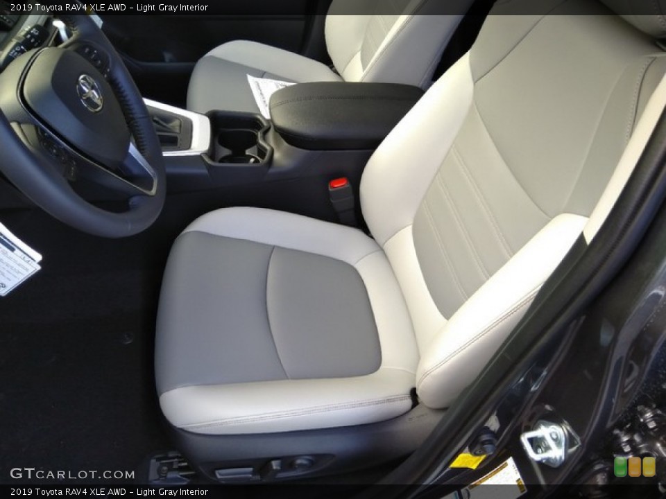 Light Gray Interior Front Seat for the 2019 Toyota RAV4 XLE AWD #131433154
