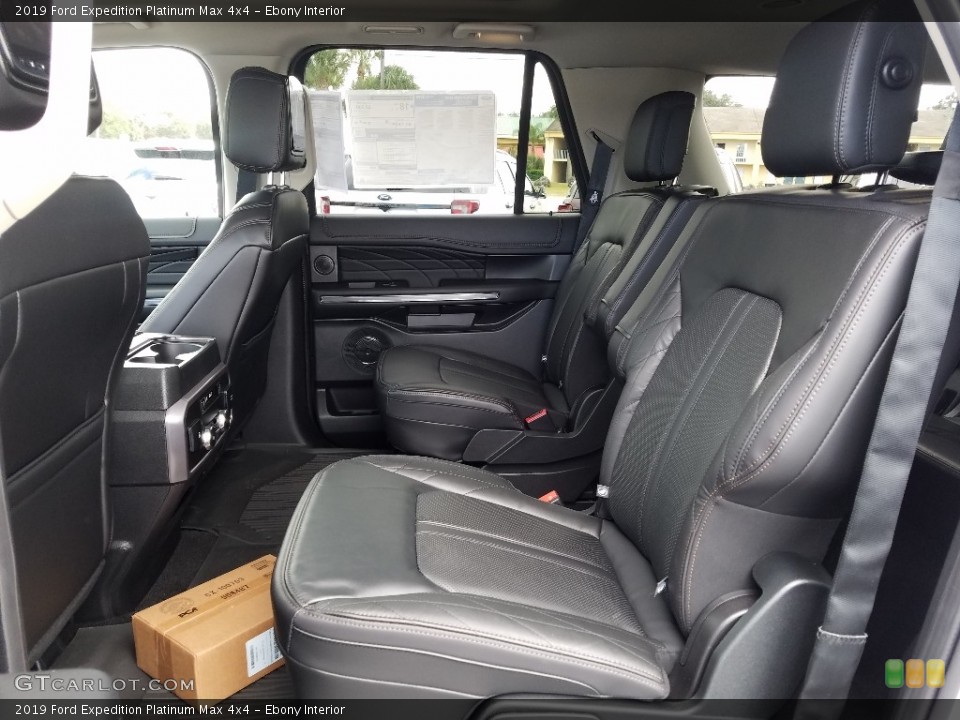 Ebony Interior Rear Seat for the 2019 Ford Expedition Platinum Max 4x4 #131436478