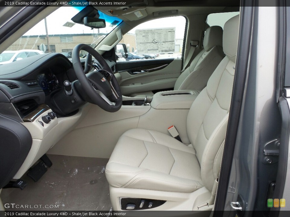 Shale/Jet Black Accents 2019 Cadillac Escalade Interiors