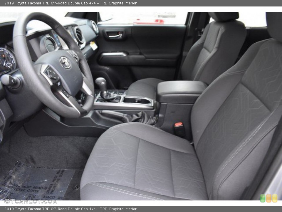 TRD Graphite Interior Front Seat for the 2019 Toyota Tacoma TRD Off-Road Double Cab 4x4 #131440918