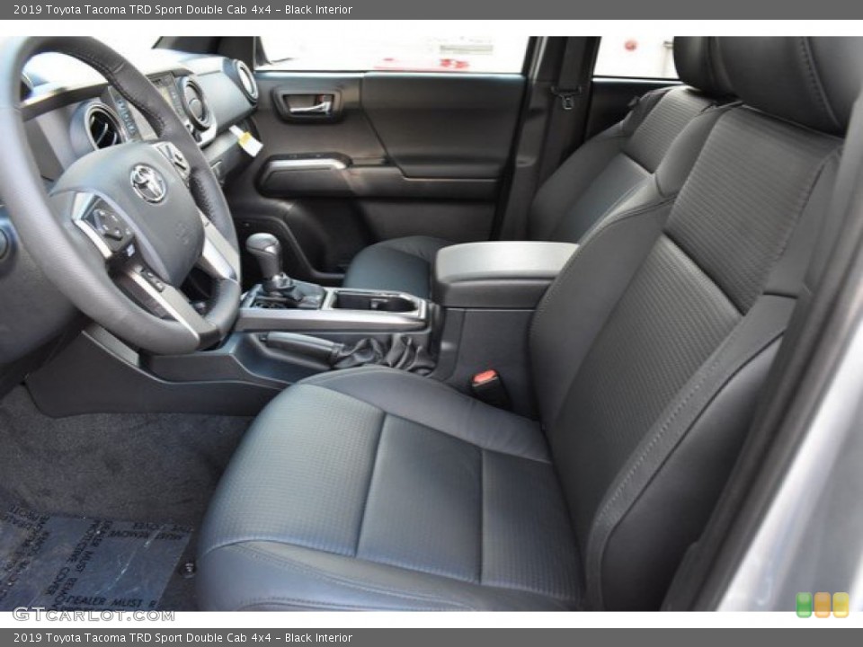 Black Interior Front Seat for the 2019 Toyota Tacoma TRD Sport Double Cab 4x4 #131442343