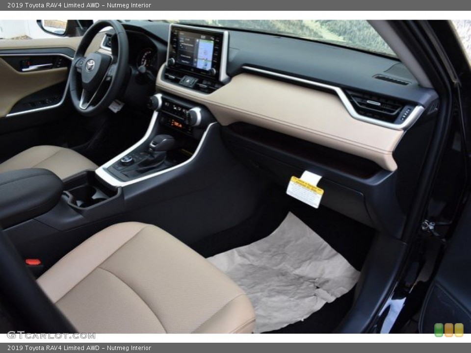 Nutmeg Interior Dashboard for the 2019 Toyota RAV4 Limited AWD #131443153