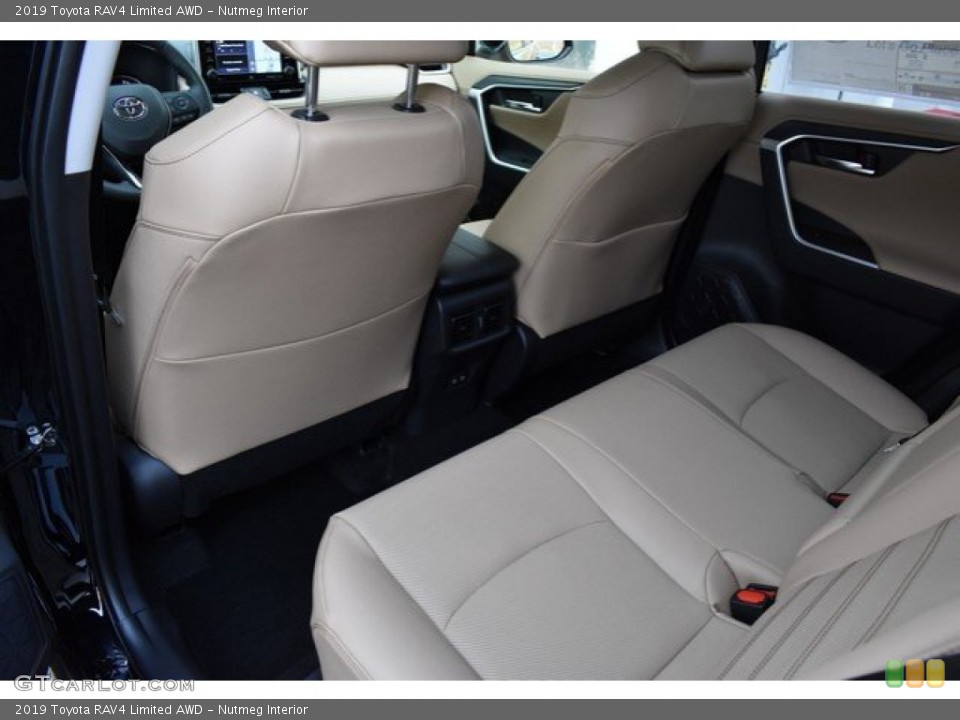 Nutmeg Interior Rear Seat for the 2019 Toyota RAV4 Limited AWD #131443216