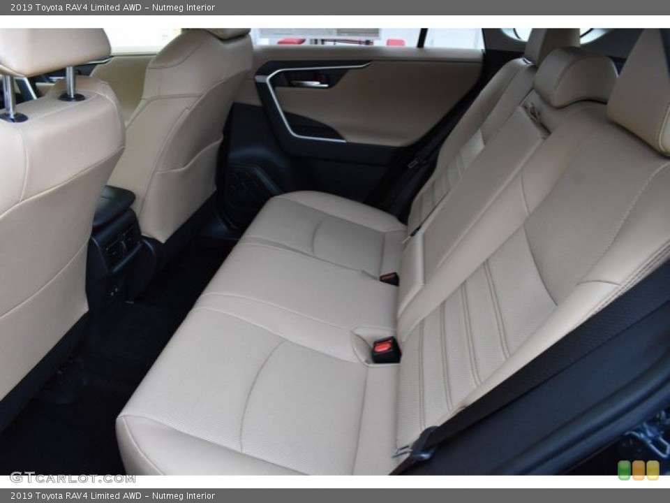 Nutmeg Interior Rear Seat for the 2019 Toyota RAV4 Limited AWD #131443240
