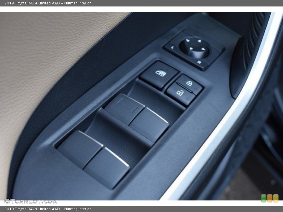 Nutmeg Interior Controls for the 2019 Toyota RAV4 Limited AWD #131443423