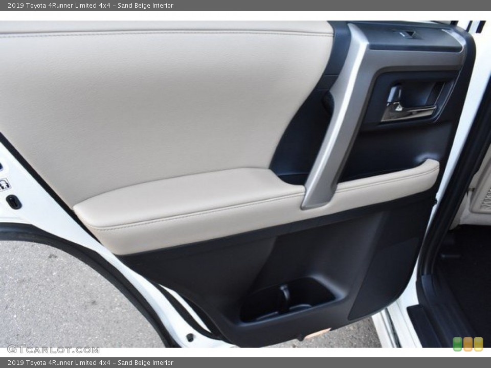 Sand Beige Interior Door Panel for the 2019 Toyota 4Runner Limited 4x4 #131445727