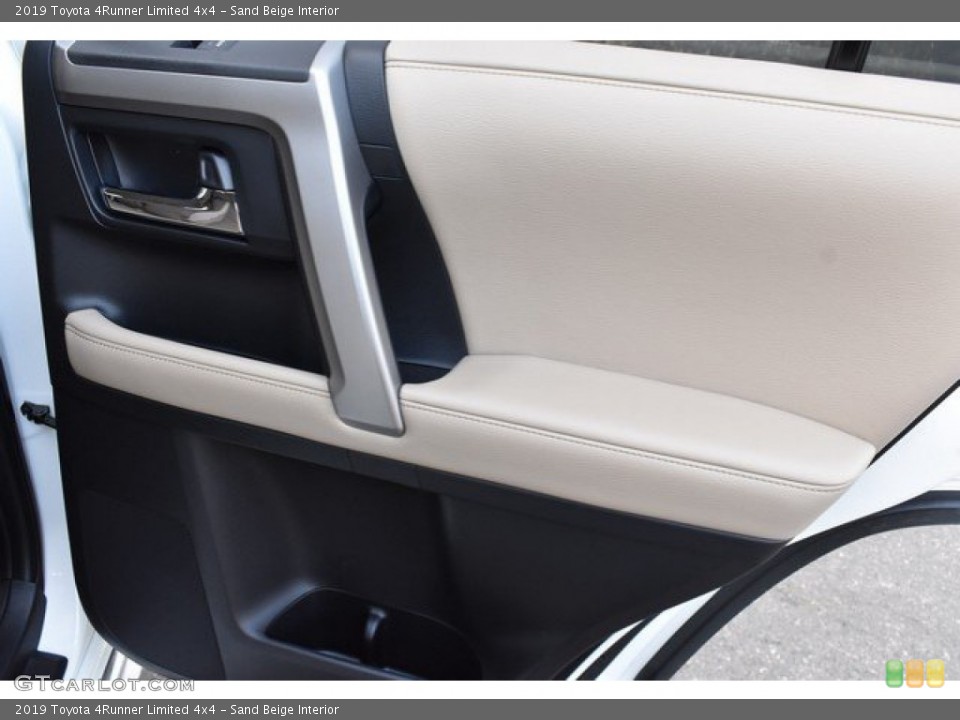 Sand Beige Interior Door Panel for the 2019 Toyota 4Runner Limited 4x4 #131445769