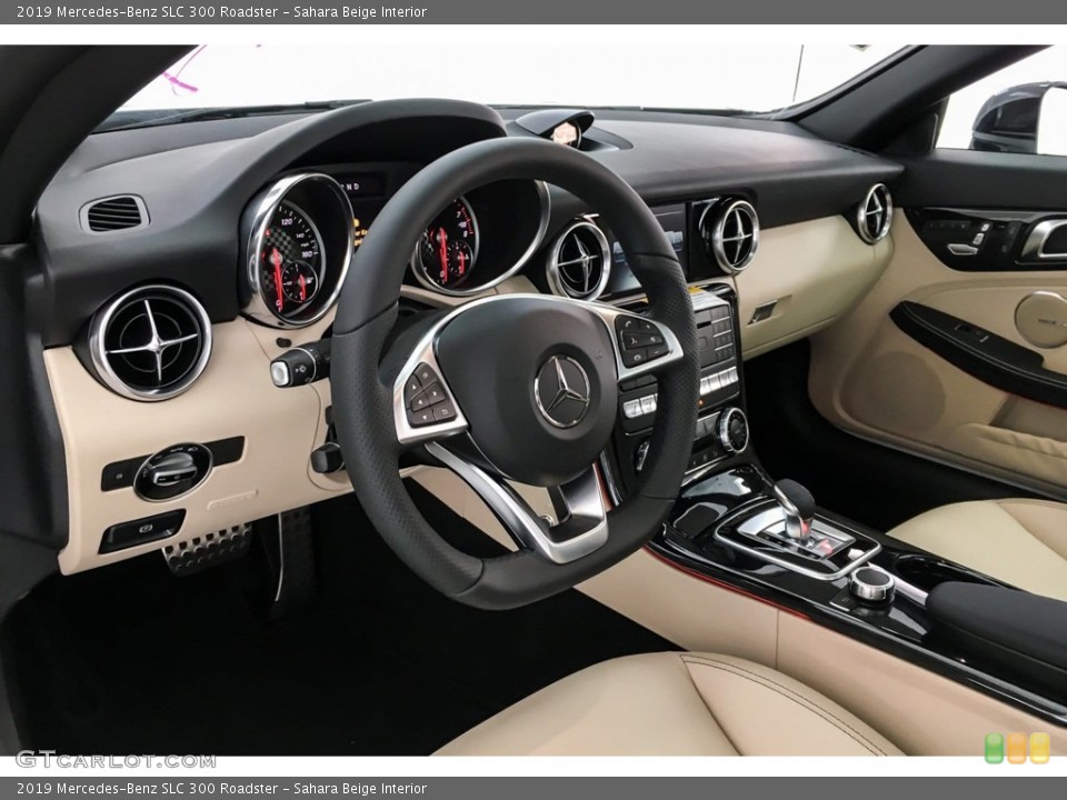 Sahara Beige Interior Dashboard for the 2019 Mercedes-Benz SLC 300 Roadster #131446966