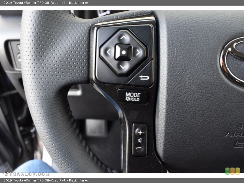 Black Interior Steering Wheel for the 2019 Toyota 4Runner TRD Off-Road 4x4 #131447977
