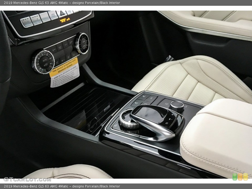 designo Porcelain/Black Interior Controls for the 2019 Mercedes-Benz GLS 63 AMG 4Matic #131449195