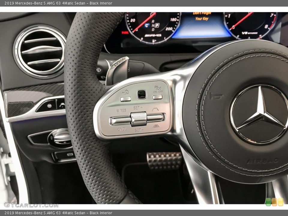 Black Interior Steering Wheel for the 2019 Mercedes-Benz S AMG 63 4Matic Sedan #131449897