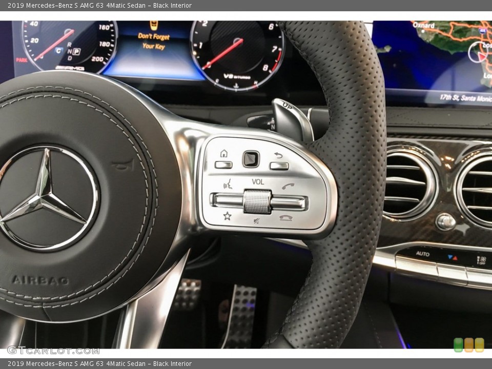 Black Interior Steering Wheel for the 2019 Mercedes-Benz S AMG 63 4Matic Sedan #131449926