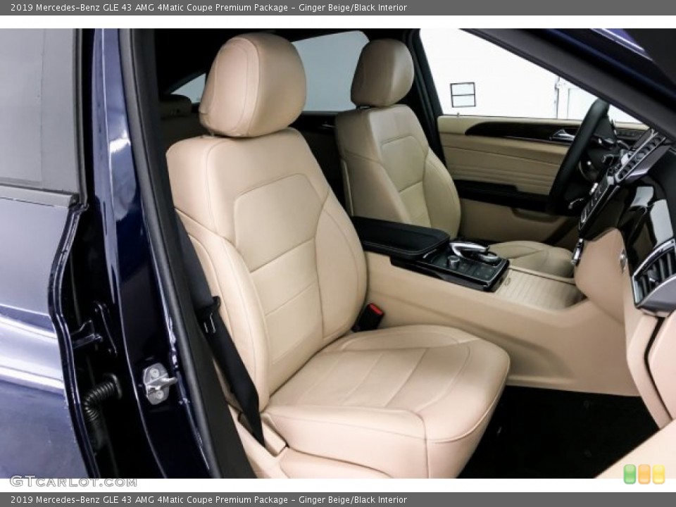 Ginger Beige/Black Interior Photo for the 2019 Mercedes-Benz GLE 43 AMG 4Matic Coupe Premium Package #131451043