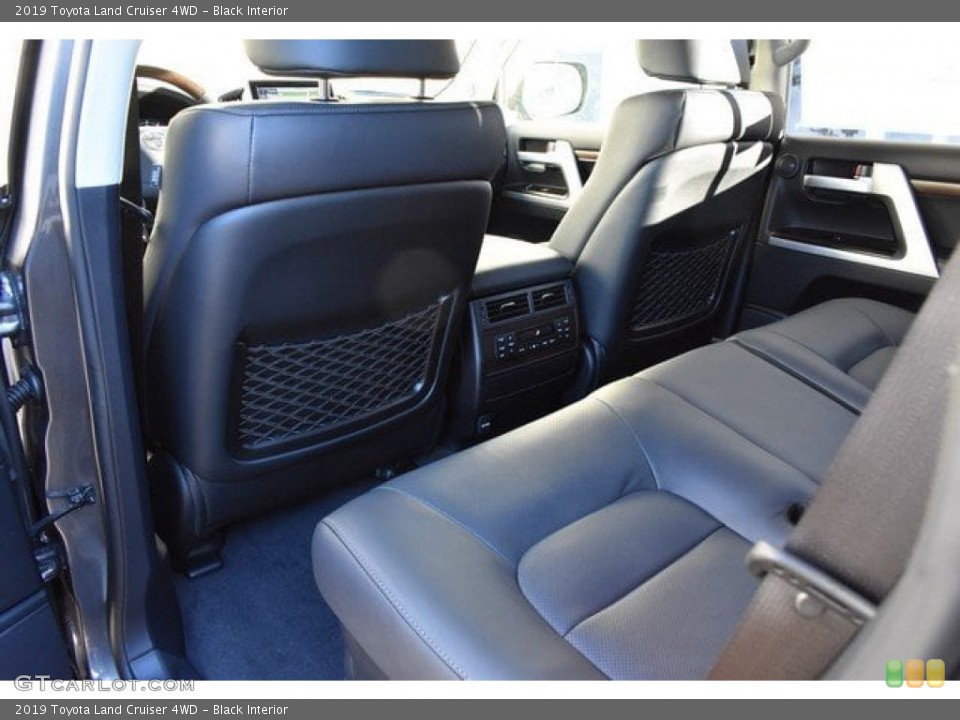Black Interior Rear Seat for the 2019 Toyota Land Cruiser 4WD #131452651