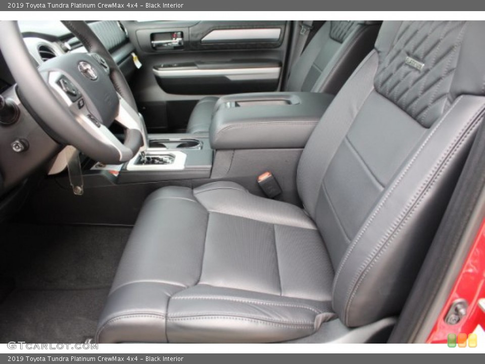 Black Interior Photo for the 2019 Toyota Tundra Platinum CrewMax 4x4 #131454094