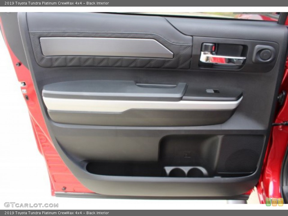 Black Interior Door Panel for the 2019 Toyota Tundra Platinum CrewMax 4x4 #131454244