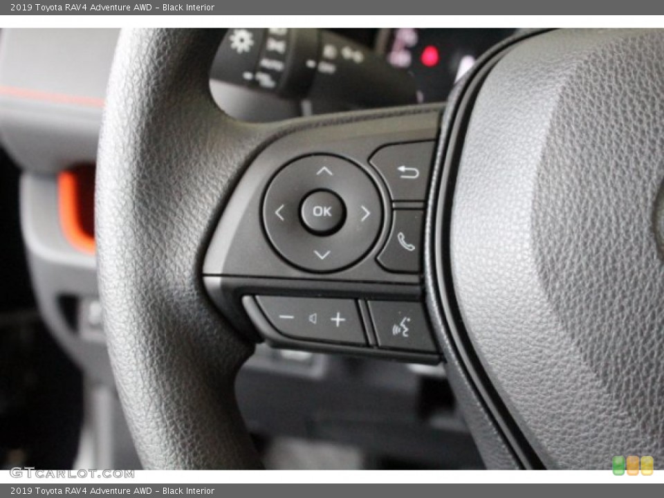Black Interior Steering Wheel for the 2019 Toyota RAV4 Adventure AWD #131454643
