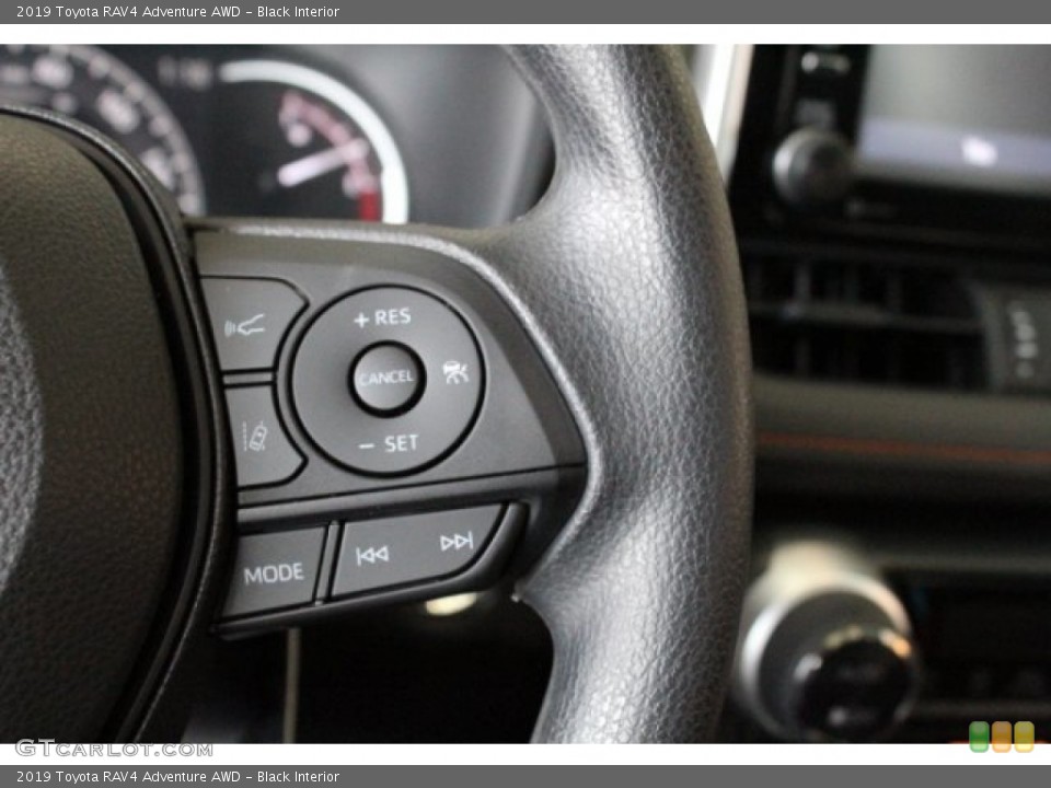 Black Interior Steering Wheel for the 2019 Toyota RAV4 Adventure AWD #131454661