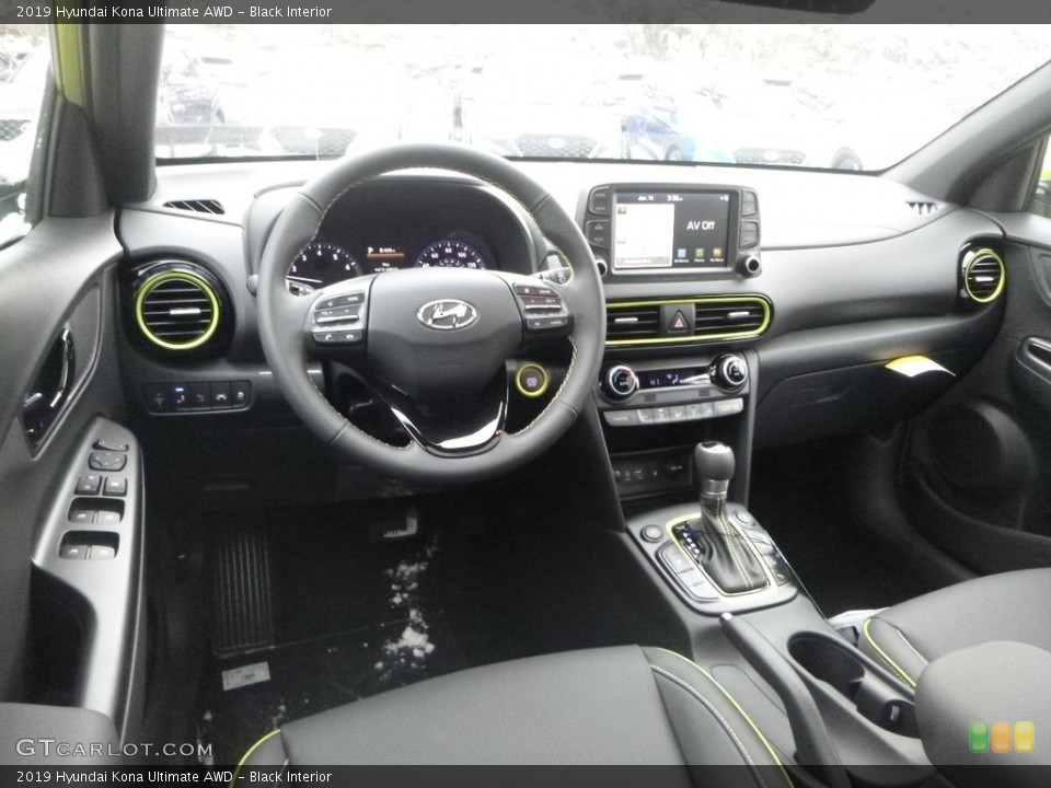 Black Interior Photo for the 2019 Hyundai Kona Ultimate AWD #131456791