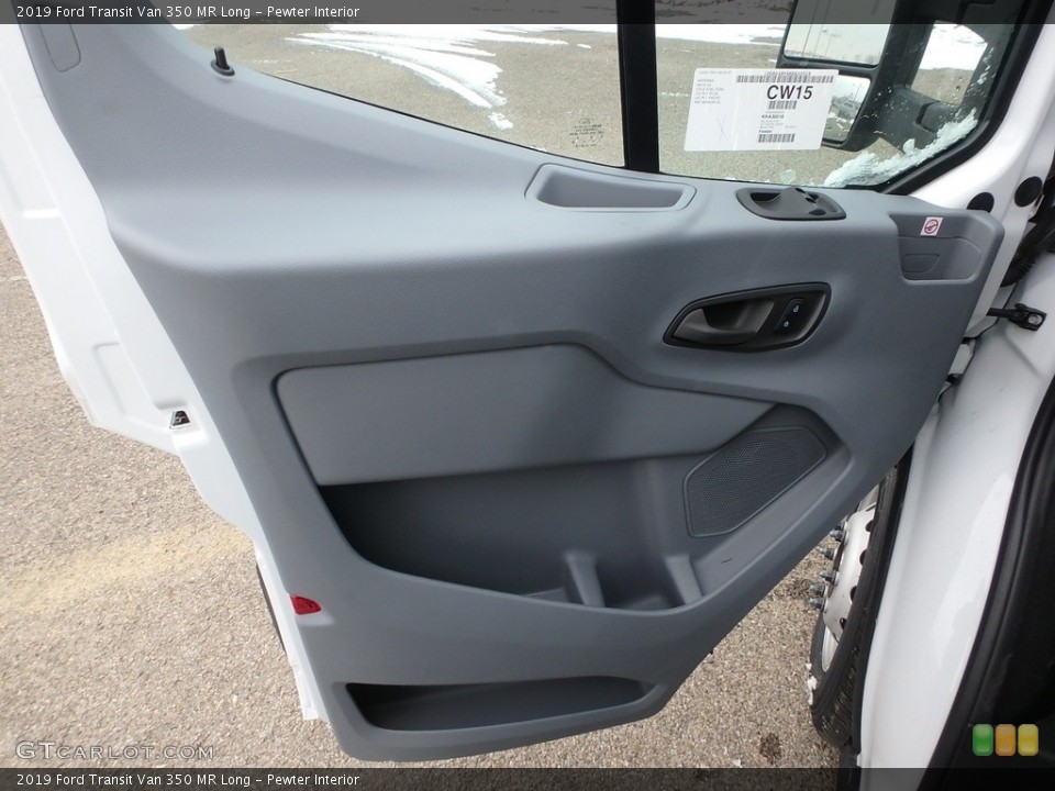 Pewter Interior Door Panel for the 2019 Ford Transit Van 350 MR Long #131457910