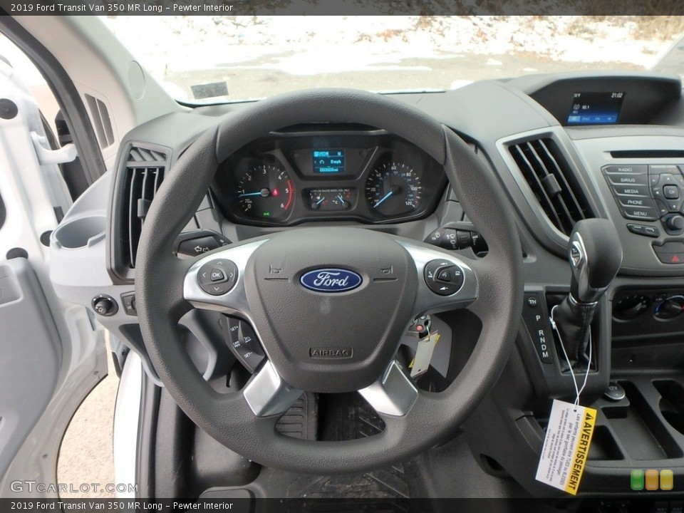 Pewter Interior Steering Wheel for the 2019 Ford Transit Van 350 MR Long #131457937