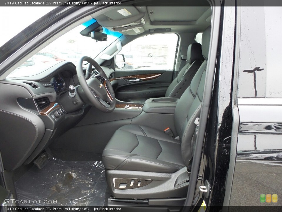 Jet Black Interior Photo for the 2019 Cadillac Escalade ESV Premium Luxury 4WD #131458924