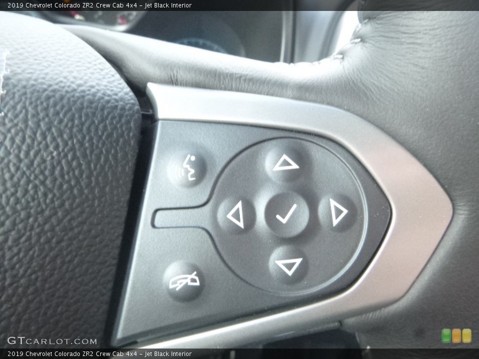 Jet Black Interior Steering Wheel for the 2019 Chevrolet Colorado ZR2 Crew Cab 4x4 #131461279