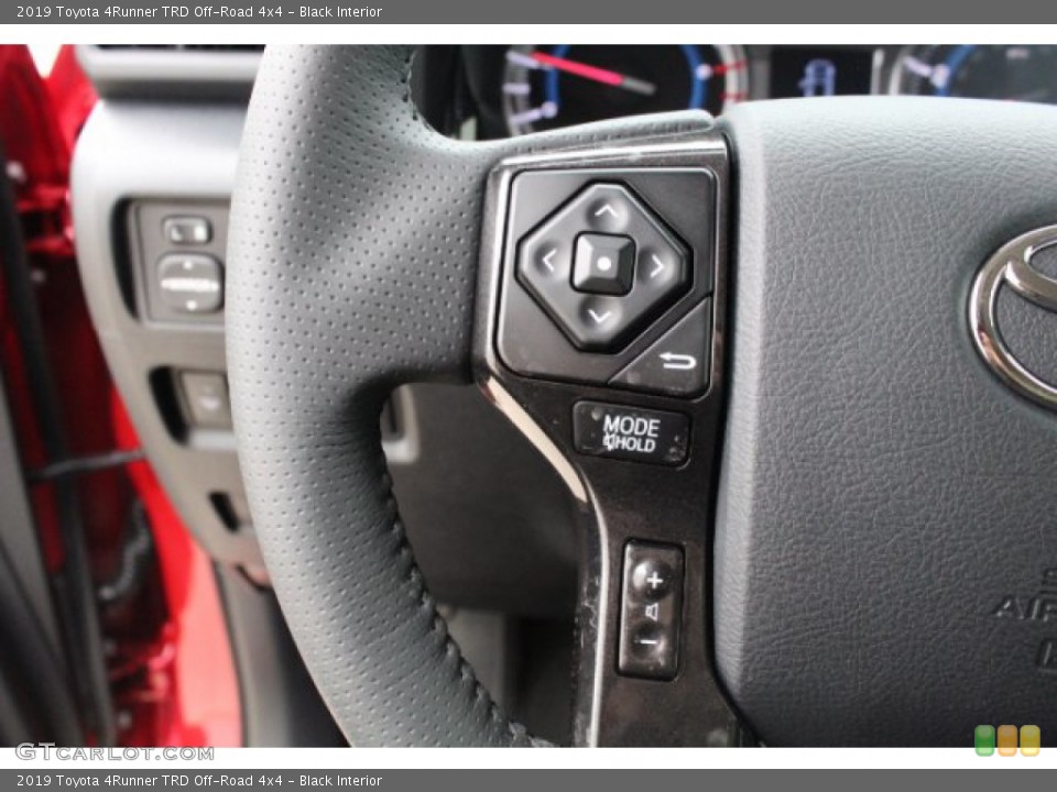 Black Interior Steering Wheel for the 2019 Toyota 4Runner TRD Off-Road 4x4 #131461687